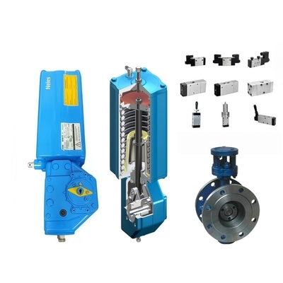 Stock Neles Serie K Switch de límite de doble acción B1 Valmet Tipo de pistón Cuarta vuelta Actuadores neumáticos con válvula de bola