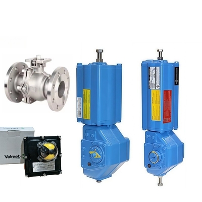 Stock Neles Serie K Switch de límite de doble acción B1 Valmet Tipo de pistón Cuarta vuelta Actuadores neumáticos con válvula de bola