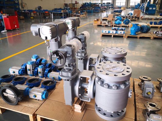 Auma SA Actuador eléctrico y control AM con válvula de control de válvula de bola para regulador de gas natural chino