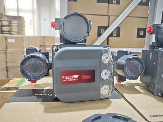 Válvula de solenoide de suministro ASCO Controlador de válvula digital de montaje remoto Fisher DVC6205 DVC6215 Posicionador de válvula para el control de procesos