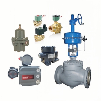 Válvula de solenoide de suministro ASCO Controlador de válvula digital de montaje remoto Fisher DVC6205 DVC6215 Posicionador de válvula para el control de procesos