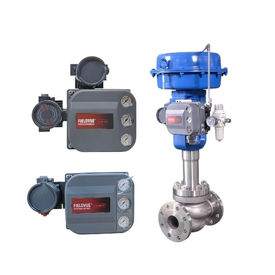 Válvula de solenoide de suministro ASCO Controlador de válvula digital de montaje remoto Fisher DVC6205 DVC6215 Posicionador de válvula para el control de procesos