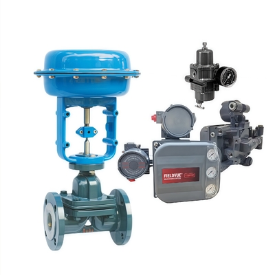 Válvula de solenoide de suministro ASCO Controlador de válvula digital de montaje remoto Fisher DVC6205 DVC6215 Posicionador de válvula para el control de procesos