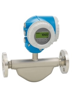 Medidor de flujo de masa de Coriolis de rango medio Líquidos Gas Prolina Promass E 300 Endress+Hauser Medidor de flujo digital de Coriolis
