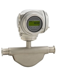 Medidor de flujo de masa de Coriolis de rango medio Líquidos Gas Prolina Promass E 300 Endress+Hauser Medidor de flujo digital de Coriolis