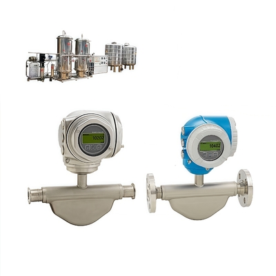 Medidor de flujo de masa de Coriolis de rango medio Líquidos Gas Prolina Promass E 300 Endress+Hauser Medidor de flujo digital de Coriolis