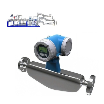 Medidor de flujo de masa de Coriolis de rango medio Líquidos Gas Prolina Promass E 300 Endress+Hauser Medidor de flujo digital de Coriolis