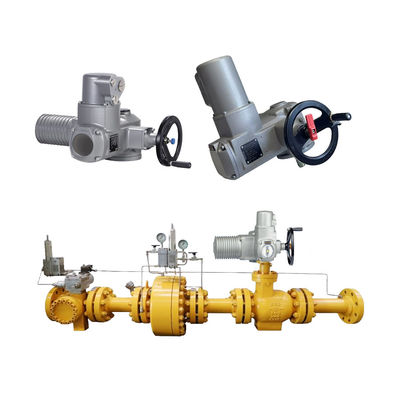 Auma SA Actuador eléctrico y control AM con válvula de control de válvula de bola para regulador de gas natural chino