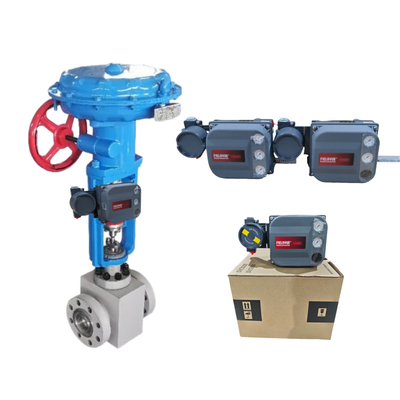 Fabricante de válvula de control de inyección de gas neumática personalizada Fisher de simple y doble efecto con retroalimentación DVC6200 Posicionador de válvula