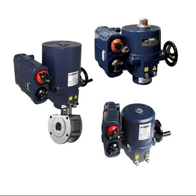 Válvula de control de marca china Válvula de bola con rotor ROM accionadores eléctricos de accionamiento directo de giro parcial con controles locales