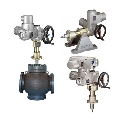 Actuadores lineales eléctricos AUMA Actuadores de válvulas SA y LE Con CA AM Auma Controls para válvula de control de alta temperatura china
