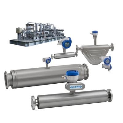 Medidores de flujo de Coriolis Krohne OPTIMASS 1400 Dispositivos de medición de flujo de líquidos y gases Medidores de flujo de masa de Coriolis para control de procesos