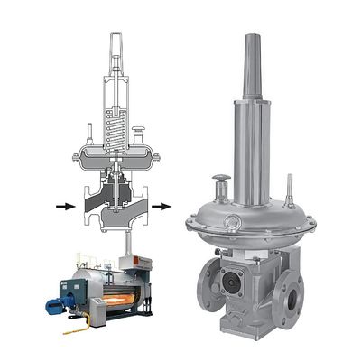 Regulador de presión de gas natural de baja presión Fisher LS200 LS220 LS250