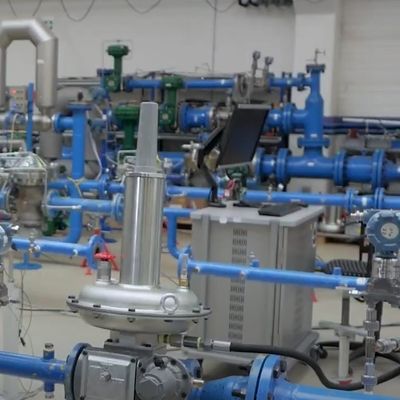 Válvula de control de presión de petróleo y gas Regulador de presión de gas de operación directa Fisher