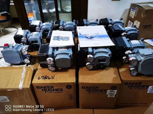 Válvula de control de globo Masoneilan SVI2 con posicionador neumático de 3/4-8"