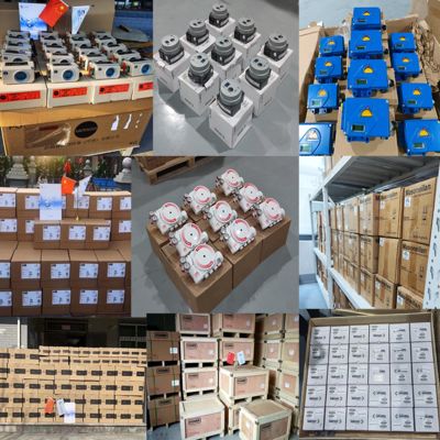 Válvula de bola de control neumático chino con Samson 3730 3731 posicionador de válvula y 3963 válvula de solenoide con stock