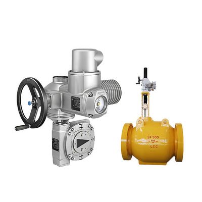 Válvula de flujo axial eléctrica de acero inoxidable personalizada, válvula de control eléctrica industrial