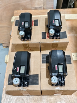 Válvulas de bola accionadas por aire de China con posicionador de válvula Tissin TS800 TS600 y filtro regulador Norgren