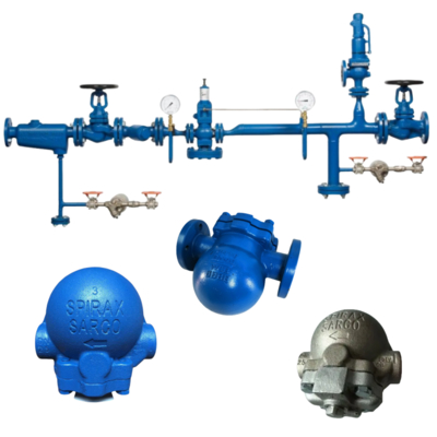 New and Blue SG Steam System Iron Bodied Spirax Sarco Ball Float Steam Trap  FT14/FT44/FT47/FT43 Steam Trap