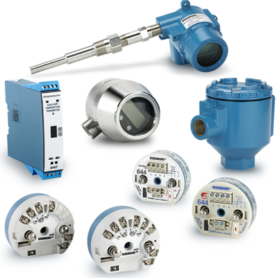 Emerson Rosemount 644 DIN Transmisor de temperatura del tren HART para petroquímica
