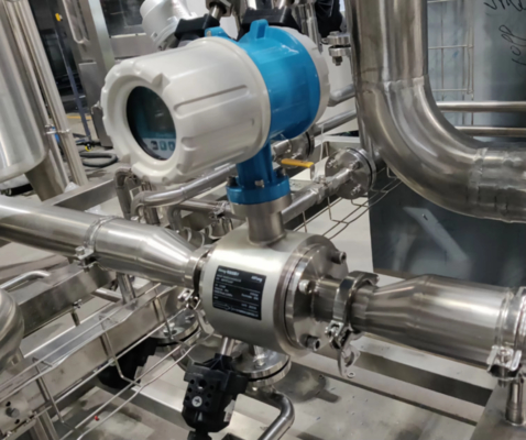 Caudalímetro electromagnético Endress Hauser Proline Promag W E+H Promag P para la industria alimentaria, higiénico