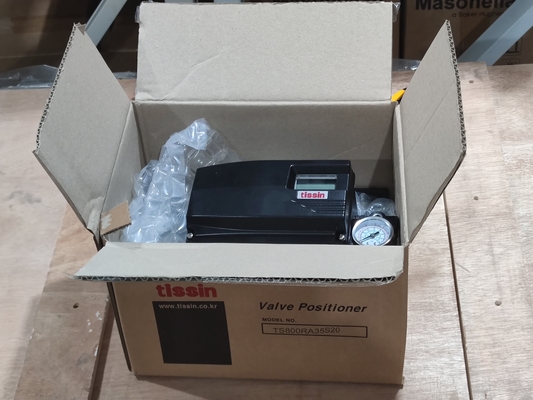 Válvulas neumáticas de bola con el posicionador inteligente inteligente de la serie TS800/TS805 de Tissin original de Corea y el regulador de filtros SMC AW20