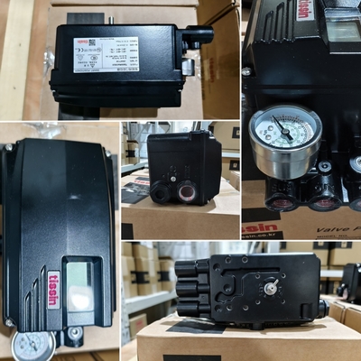 Válvulas neumáticas de bola con el posicionador inteligente inteligente de la serie TS800/TS805 de Tissin original de Corea y el regulador de filtros SMC AW20