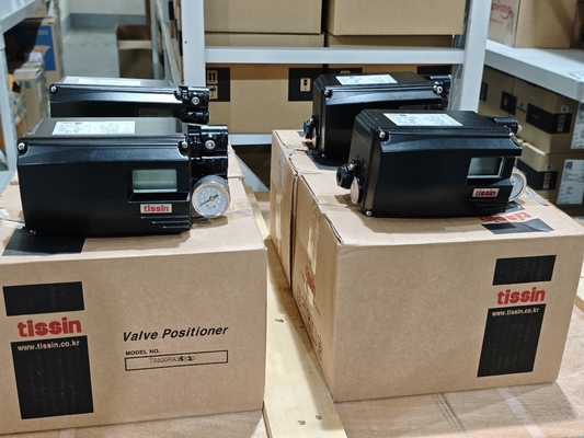 Valvas de bolas con posicionador electro-pneumático original Tissin TS600 con interruptor de límite y regulador de filtros IMI NORGREN B64G