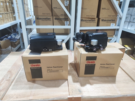 Valvas de bolas con posicionador electro-pneumático original Tissin TS600 con interruptor de límite y regulador de filtros IMI NORGREN B64G