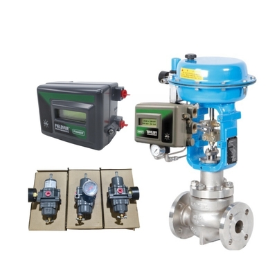 Posicionador de válvula HART Fisher DVC2000 con regulador de presión 67DFR