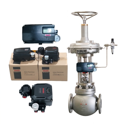 Proveedor de stock Tissin TS800 TS805 Posicionador de válvula inteligente inteligente 4-20mA Control Válvula de control neumático personalizada