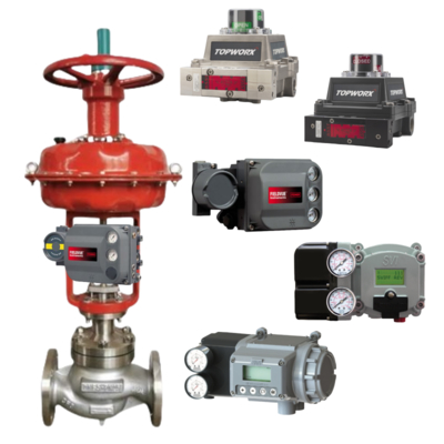 Posicionador de válvula digital y controlador FIELDVUE DVC6200 SIS Emerson Fisher y válvula solenoide Topworx Limited Switch ASCO