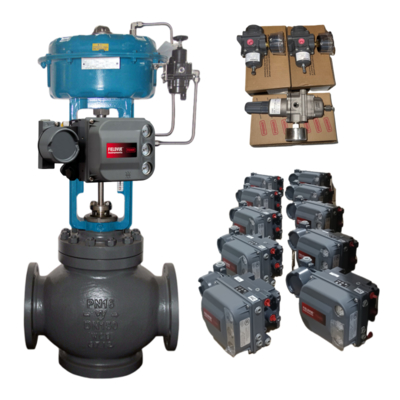 Emerson ASCO válvula de solenoide con Fisher DVC6200 doble acción con retroalimentación controlador de válvula digital posicionador con válvula de control chino