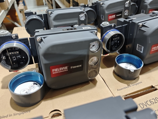 Emerson ASCO válvula de solenoide con Fisher DVC6200 doble acción con retroalimentación controlador de válvula digital posicionador con válvula de control chino