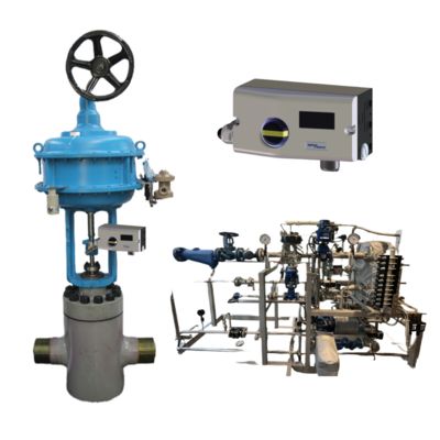 Válvula de control neumática Spirax Sarco SP7 con actuador lineal