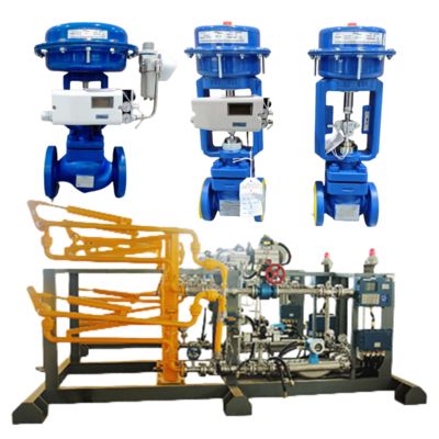 Válvula de control neumática Spirax Sarco SP7 con actuador lineal