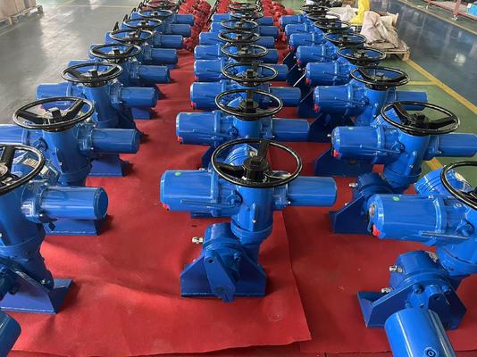 Actuador eléctrico Peckwomy con protocolo HART 30 ∼ 3000 Nm de par