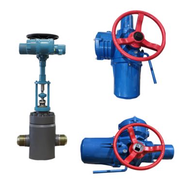 Actuador eléctrico Peckwomy con protocolo HART 30 ∼ 3000 Nm de par