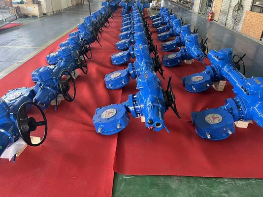 Actuador eléctrico Peckwomy con protocolo HART 30 ∼ 3000 Nm de par