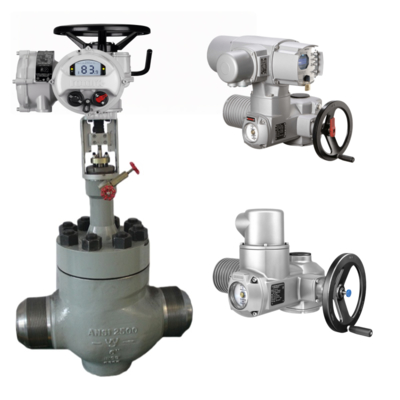 Actuador eléctrico Rotork IQ Serials con cuerpo de válvulas de control como actuador de válvula eléctrica Rotork Actuador eléctrico para proyecto de tratamiento de agua