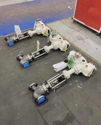 Actuador eléctrico Rotork IQ Serials con cuerpo de válvulas de control como actuador de válvula eléctrica Rotork Actuador eléctrico para proyecto de tratamiento de agua