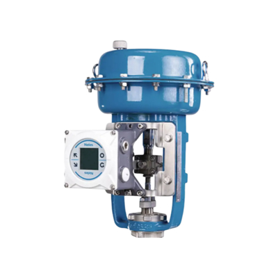 Actuador de diafragma neumático serie VD de Valmet con controlador NDX