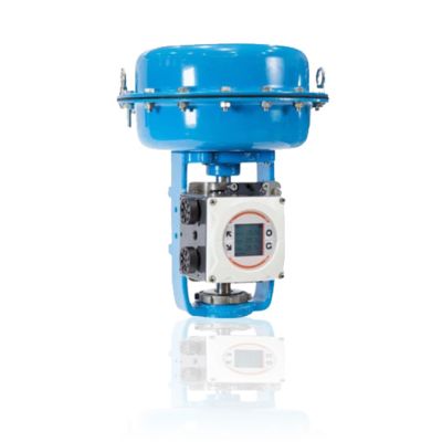 Actuador de diafragma neumático de la serie Valmet Neles VD con posicionador NDX