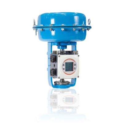 Actuador de diafragma neumático serie VD de Valmet con controlador NDX