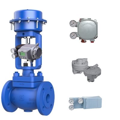 Válvula de control neumático y piezas de válvula Masoneilan SVI2/SVI3/SVI1000 posicionador de válvula y válvula solenoide ASCO