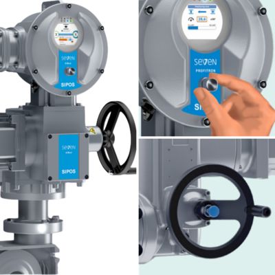 SIPOS Seven 7 Actuador de válvulas eléctricas para productos químicos y gas natural