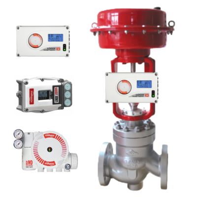 Válvula de control neumática y regulador Fisher de stock nuevo y posicionador de válvula FLOWSERVE 3200MD 520MD 3800MD