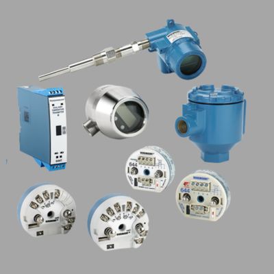 Valve switching device with Rosemount 8800 Vortex Flowmeter and 644 Temperature Transmitter sensor