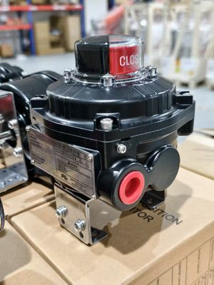 Válvula de control de tres vías con comunicación HART 20-100 Psi