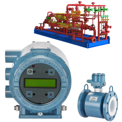 Caudalímetro magnético Rosemount 8732E, reducción 38:1, 10.5-35V CC